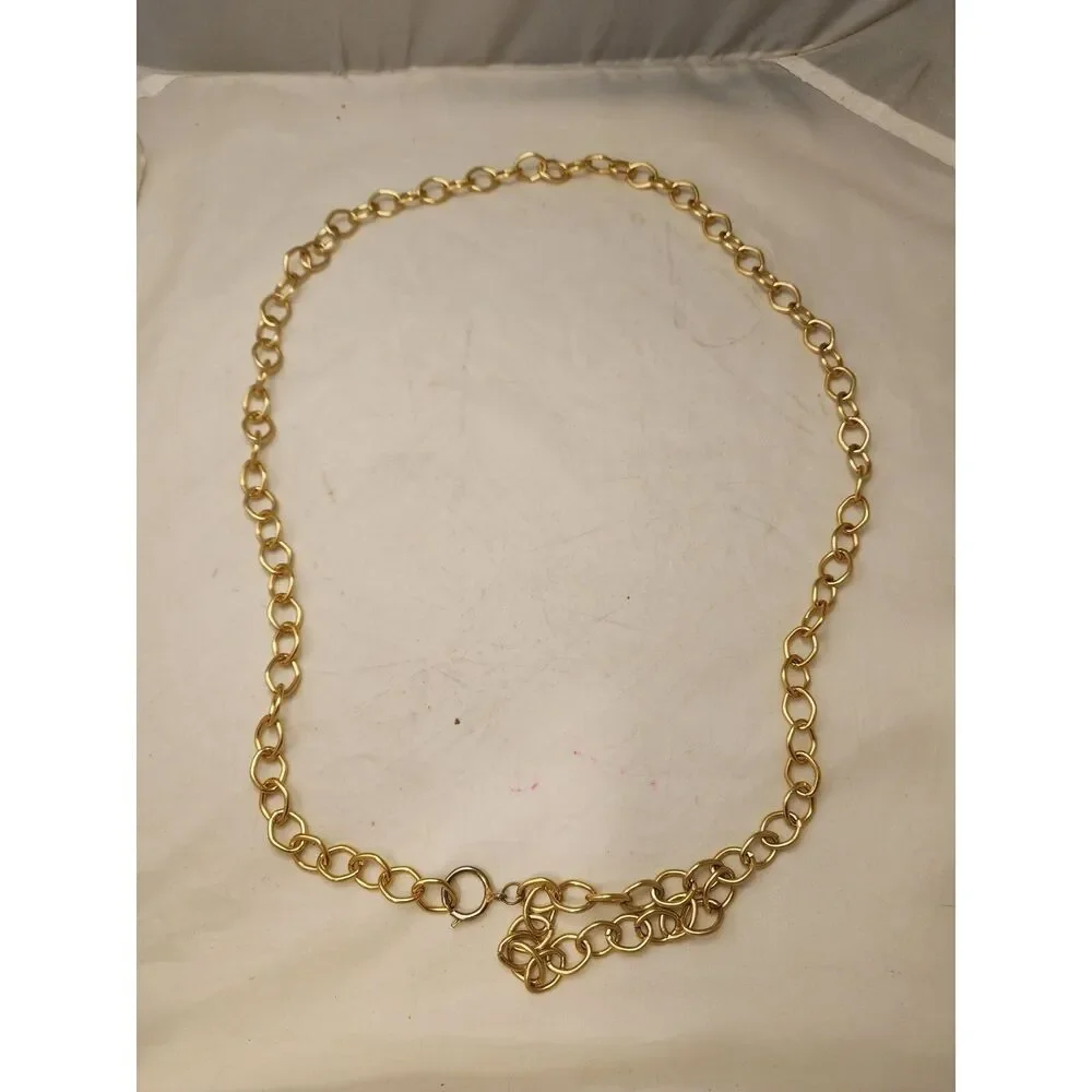 #7633 Goldtone Chain Link belt 42 inch x1/2 inch Adjustable